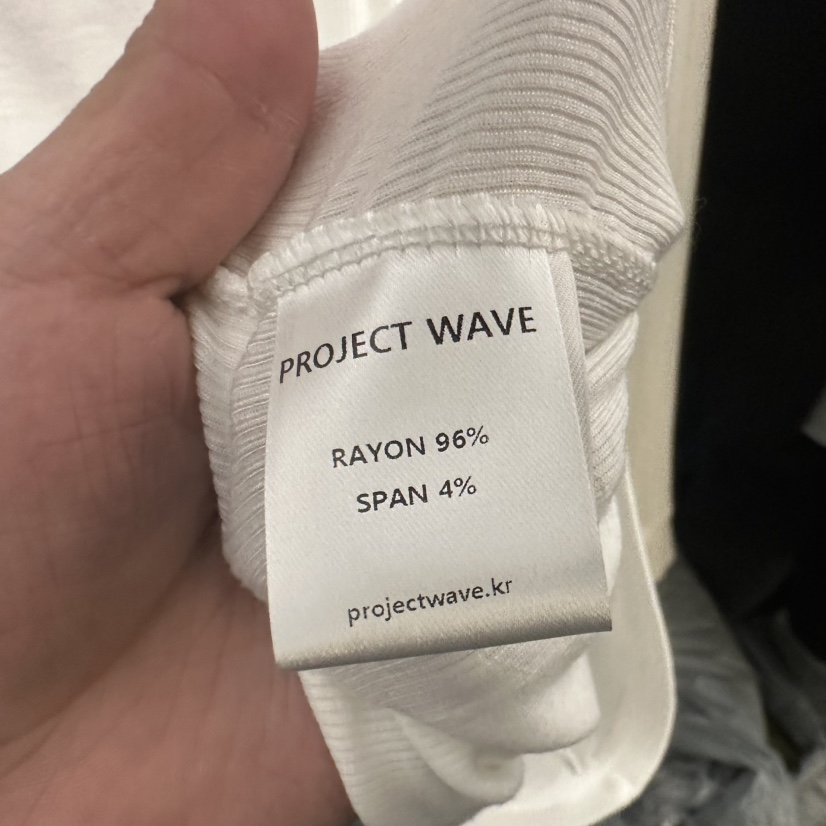 PROJECT WAVE-P韓國直郵女士新款熱賣真品休閑長袖T恤圓領PROJECT WAVE長袖T恤