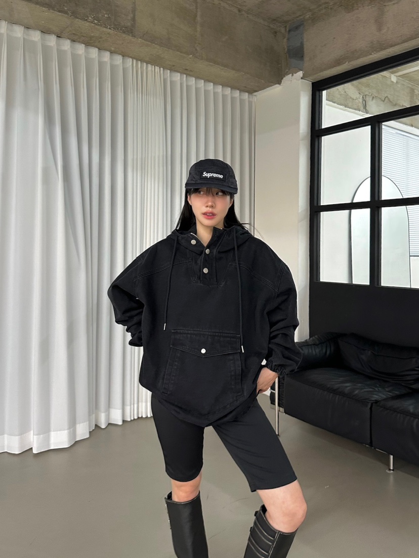 URBANE-P東大門代購女裝新款熱賣時尚推薦休閑連衣裙連帽URBANE-P連衣裙