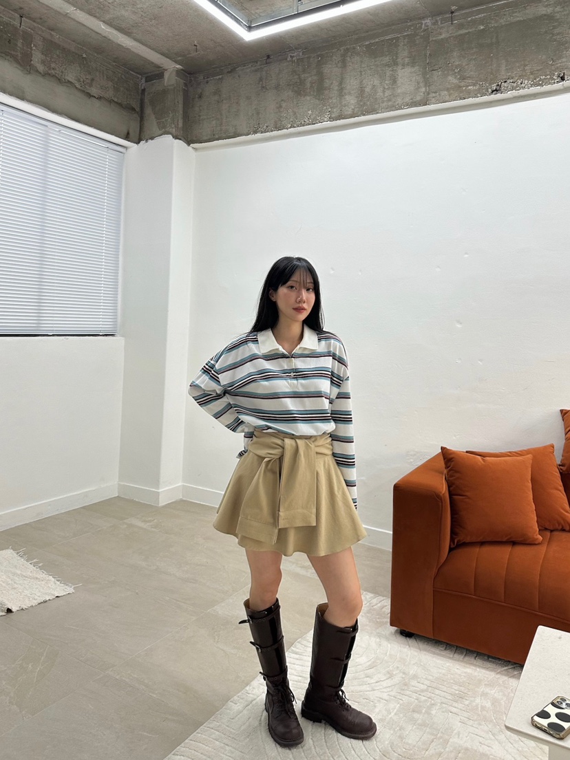 URBANE-P韓國代購女士新款休閑熱賣推薦真品時尚人氣短裙URBANE-P短裙