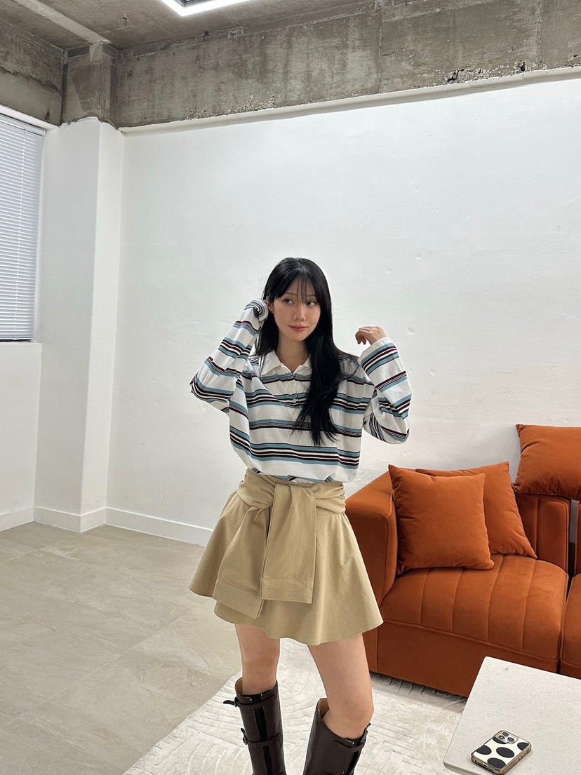 URBANE-P韓國代購女士新款休閑熱賣推薦真品時尚人氣短裙URBANE-P短裙