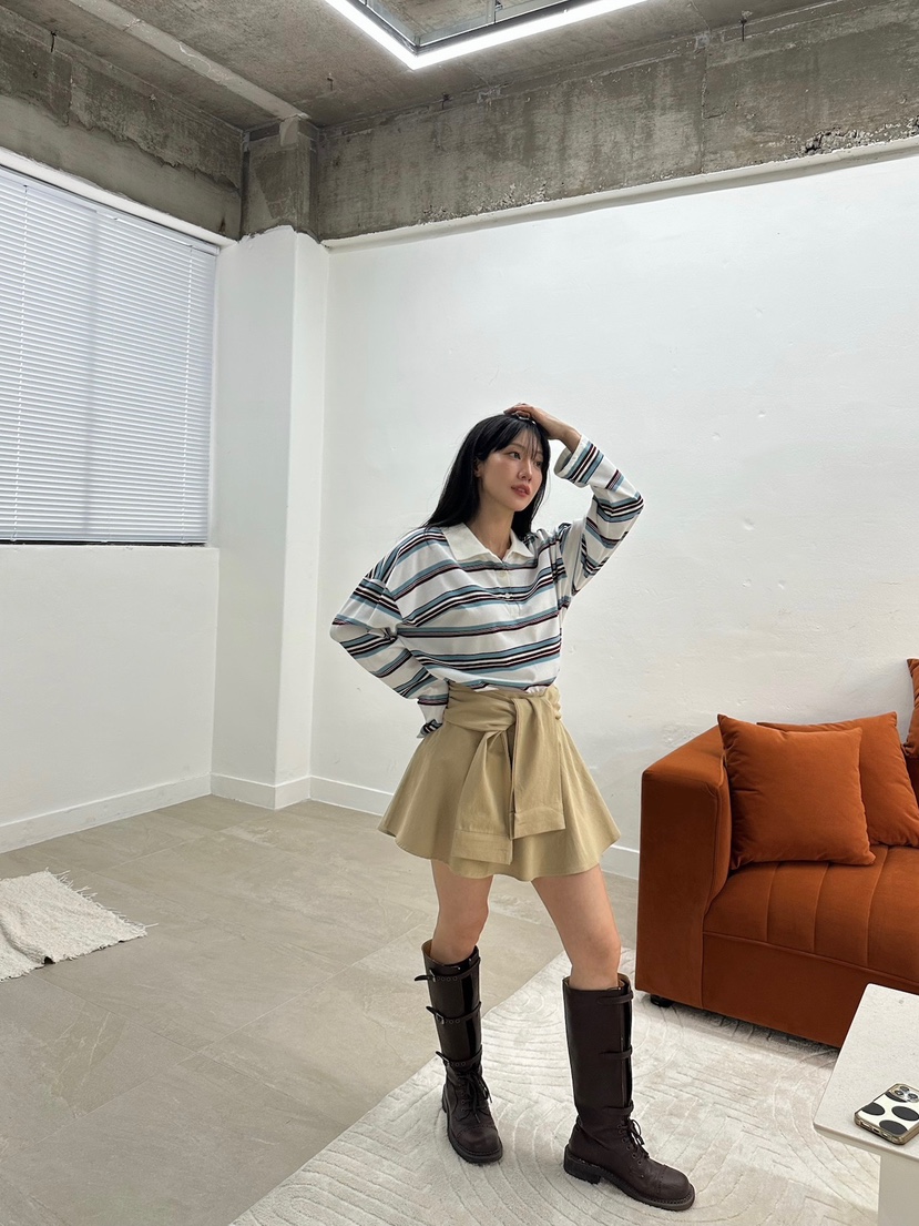 URBANE-P韓國代購女士新款休閑熱賣推薦真品時尚人氣短裙URBANE-P短裙