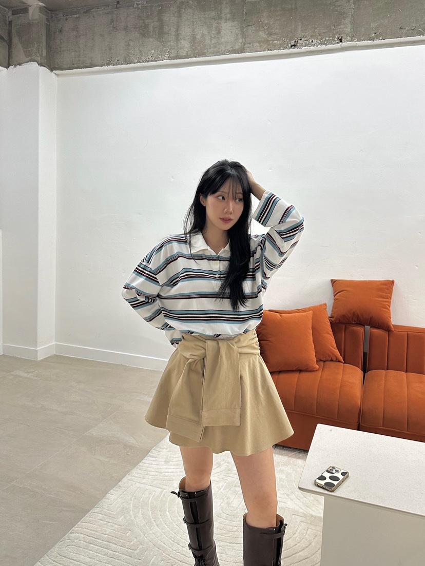URBANE-P韓國代購女士新款休閑熱賣推薦真品時尚人氣短裙URBANE-P短裙