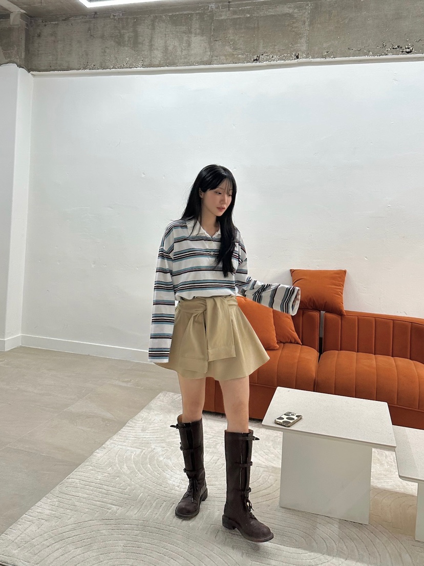 URBANE-P韓國代購女士新款休閑熱賣推薦真品時尚人氣短裙URBANE-P短裙