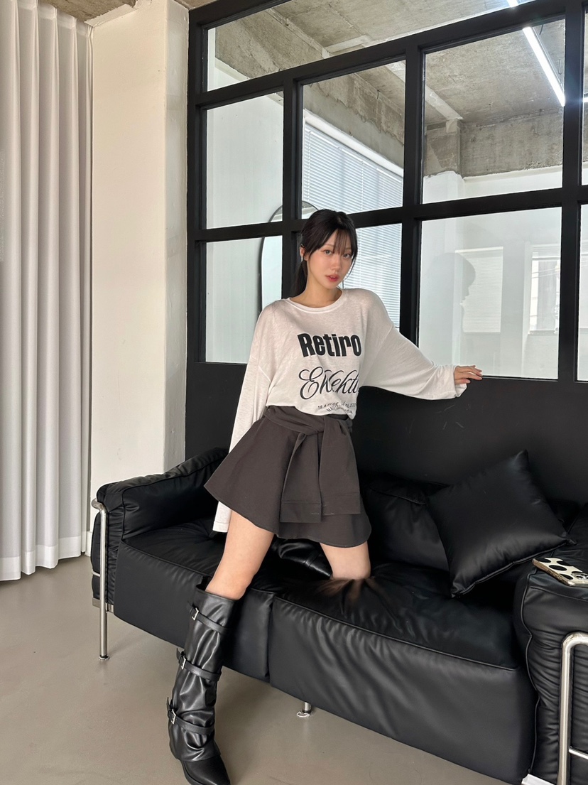 URBANE-P韓國代購女士新款休閑熱賣推薦真品時尚人氣短裙URBANE-P短裙