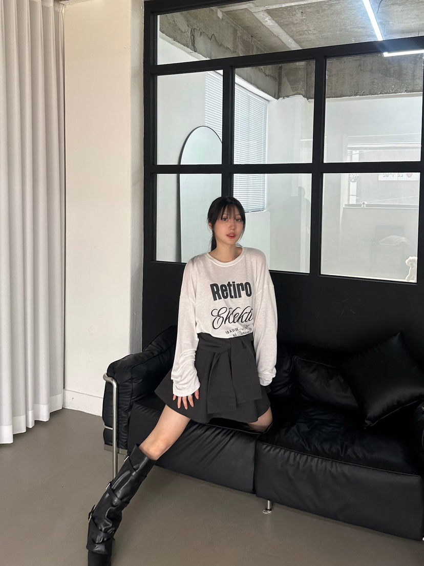URBANE-P韓國代購女士新款休閑熱賣推薦真品時尚人氣短裙URBANE-P短裙