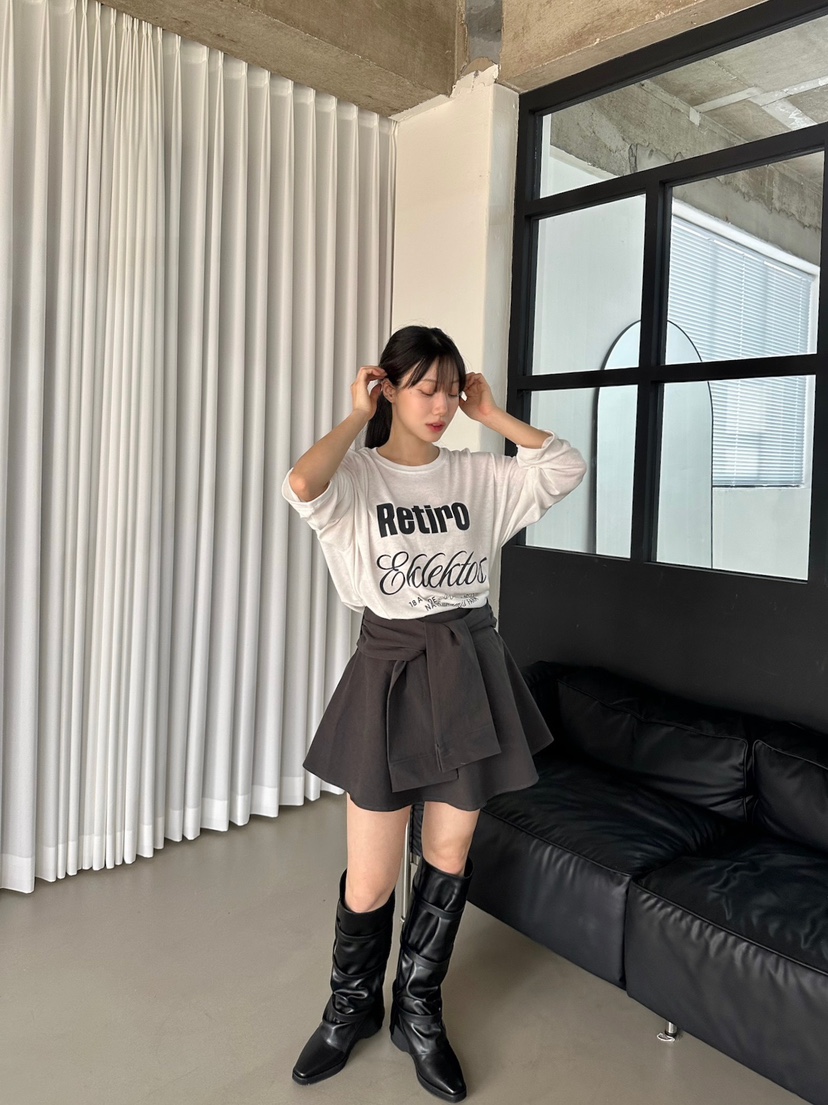 URBANE-P韓國代購女士新款休閑熱賣推薦真品時尚人氣短裙URBANE-P短裙