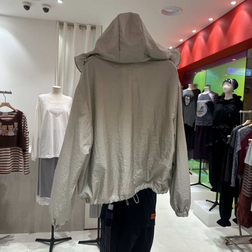 MINI UNNI東大門實拍女士新款熱賣職業時尚休閑夾克褶邊MINI UNNI夾克