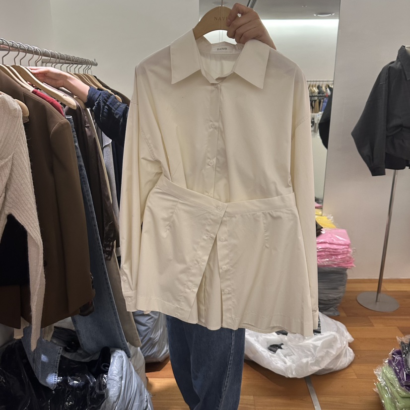 NAVE東大門代購女裝新品休閑職業時尚熱賣人氣推薦真品套裝nave套裝圖色2奶油色