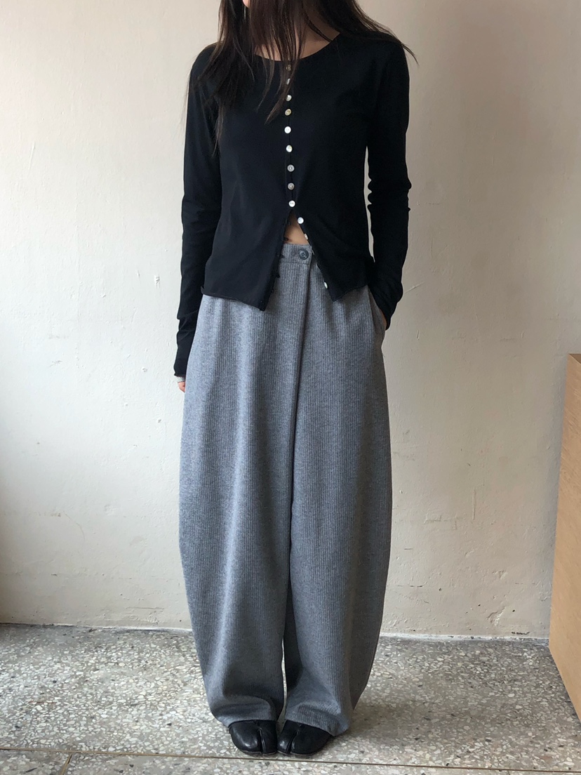 ONDO-P韓國直郵女裝新品推薦時尚真品熱賣休閑長袖T恤紐扣ONDO-P長袖T恤
