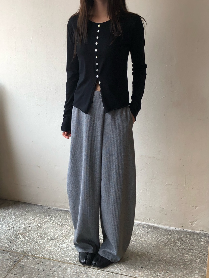 ONDO-P韓國直郵女裝新品推薦時尚真品熱賣休閑長袖T恤紐扣ONDO-P長袖T恤