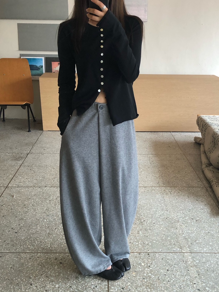 ONDO-P韓國直郵女裝新品推薦時尚真品熱賣休閑長袖T恤紐扣ONDO-P長袖T恤