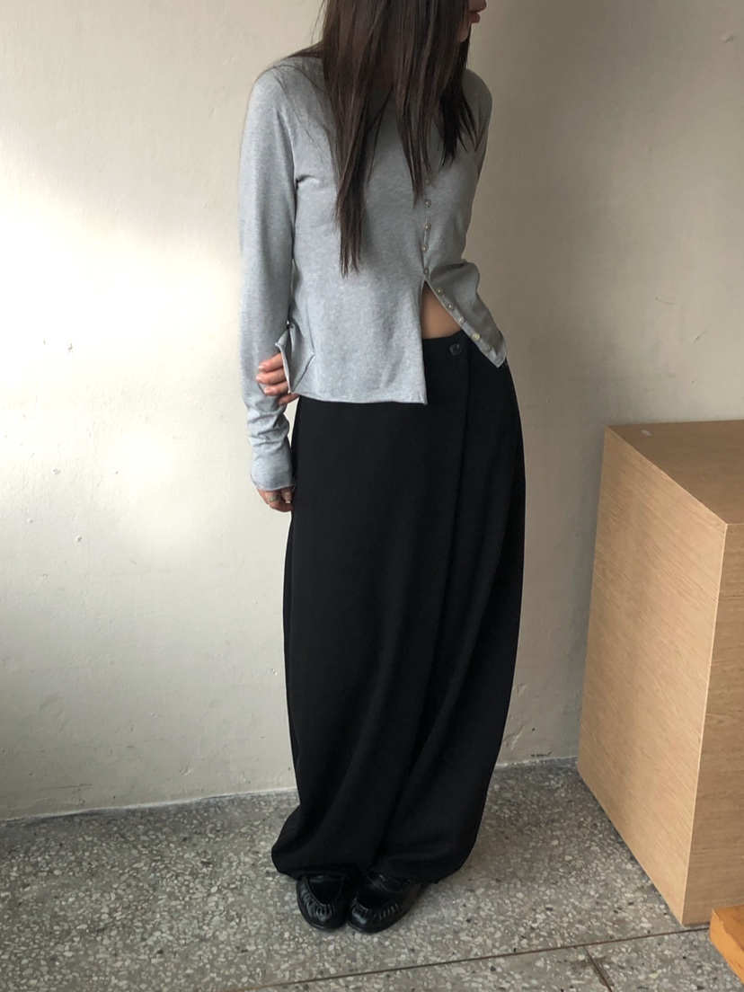 ONDO-P韓國直郵女裝新品推薦時尚真品熱賣休閑長袖T恤紐扣ONDO-P長袖T恤