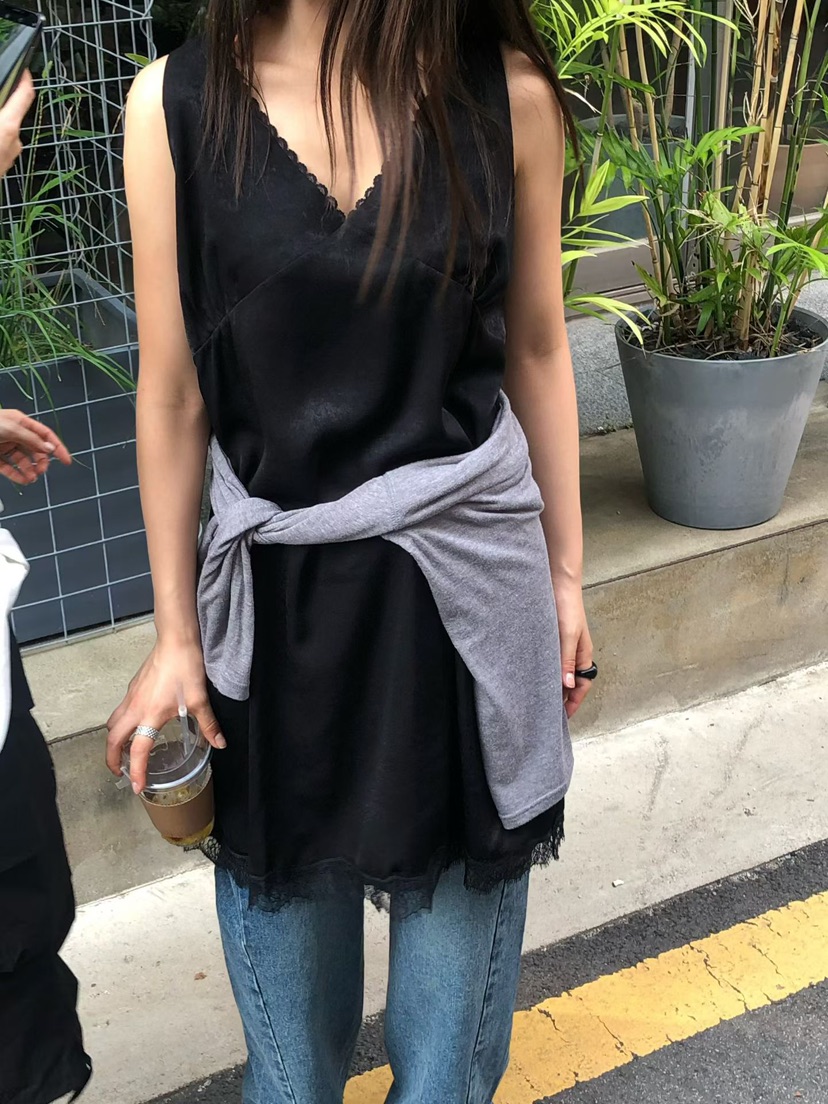 ONDO-P東大門直郵女裝新款時尚休閑推薦真品職業連衣裙蕾絲ONDO-P連衣裙圖色1