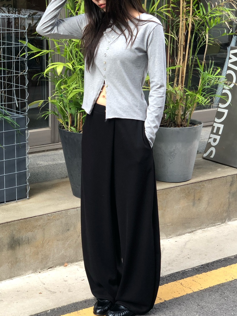 ONDO-P韓國直郵女裝新款職業熱賣真品休閑推薦休閑褲披肩ONDO-P休閑褲