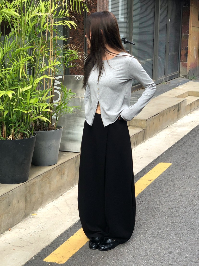 ONDO-P韓國直郵女裝新款職業熱賣真品休閑推薦休閑褲披肩ONDO-P休閑褲