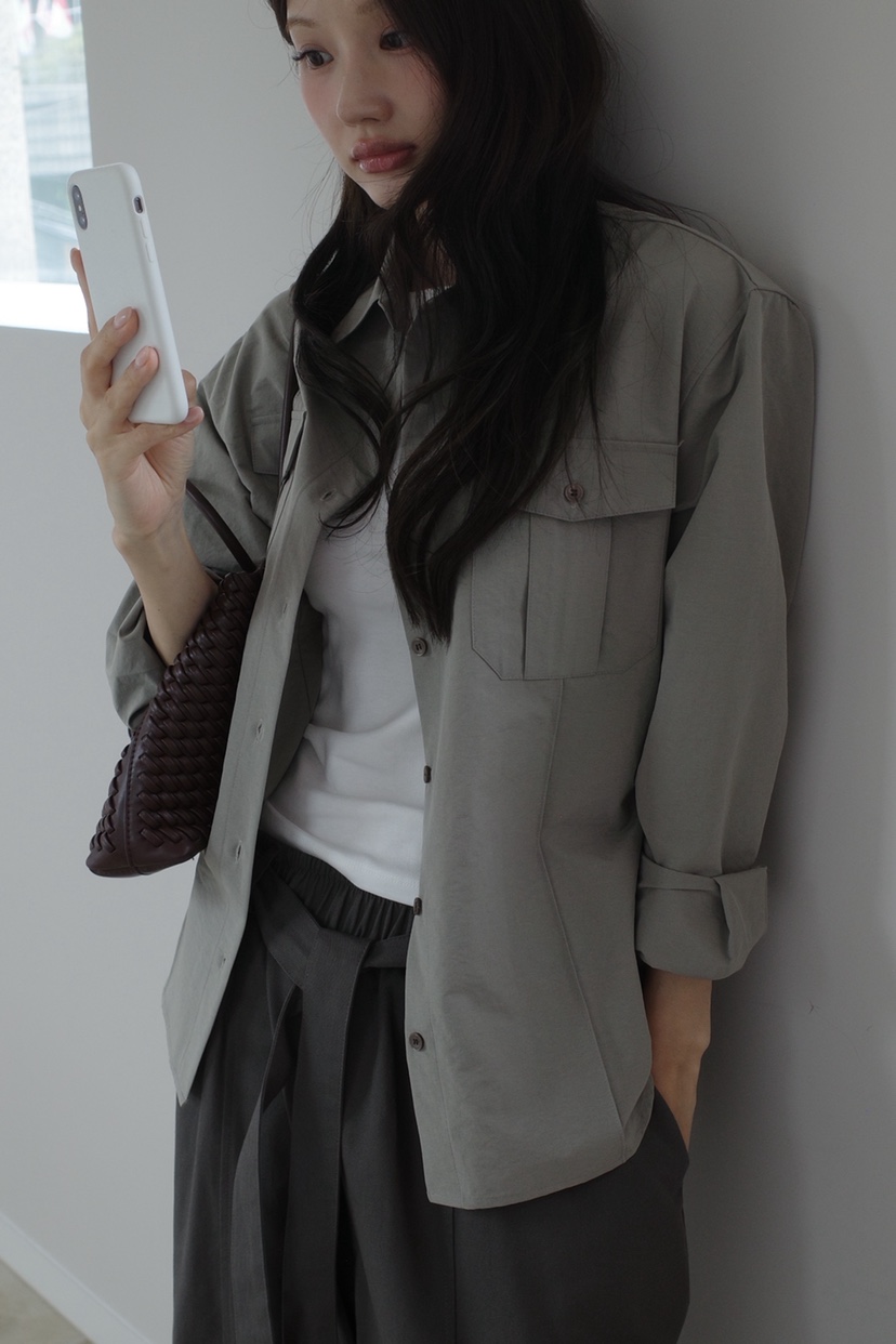 KERRY東大門代購女裝新款真品職業推薦休閑襯衫蕾絲衫口袋KERRY襯衫/蕾絲衫