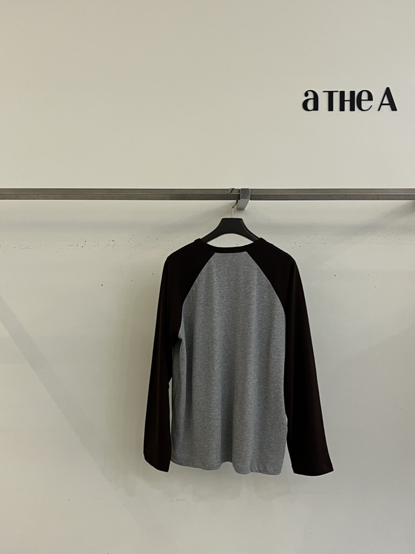 ATHEA東大門直郵女士新品推薦熱賣休閑人氣長袖T恤插肩袖ATHEA長袖T恤