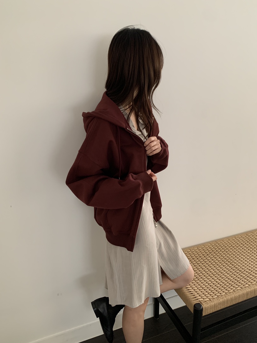 ATHEA韓國代購女裝新品時尚休閑真品人氣熱賣夾克連帽拉鏈衫ATHEA夾克