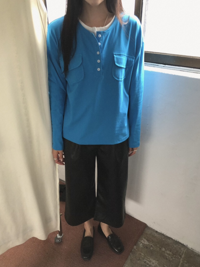 MOSMOS東大門代購女裝新品真品休閑職業時尚推薦人氣長袖T恤MOSMOS長袖T恤