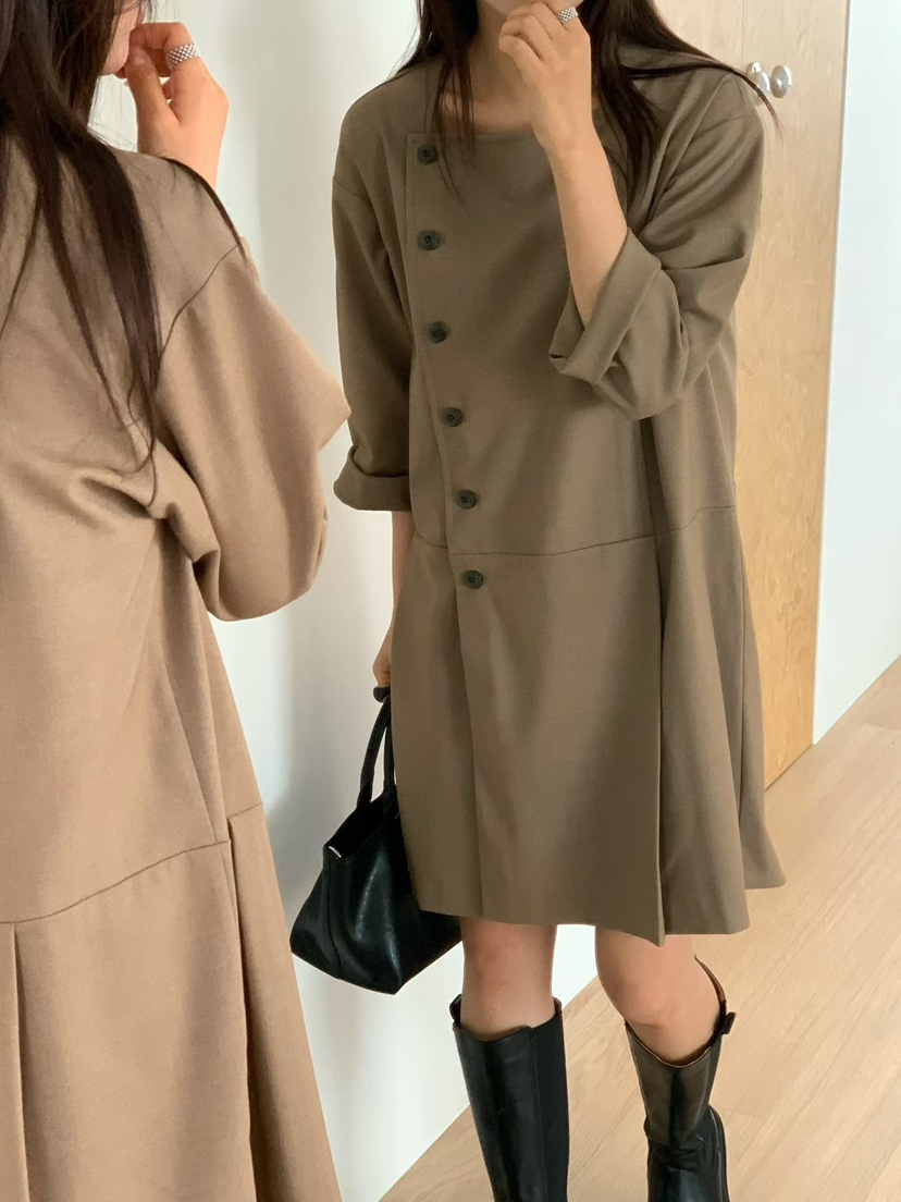 BINUS東大門直郵女裝新款真品推薦時尚熱賣休閑職業連衣裙BINUS連衣裙