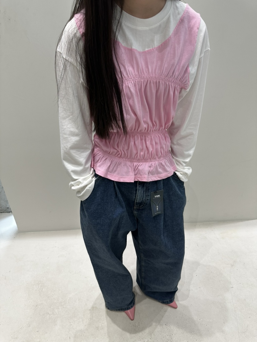 INTHEEND東大門直郵女裝新款推薦真品熱賣時尚職業長袖T恤INTHEEND長袖T恤