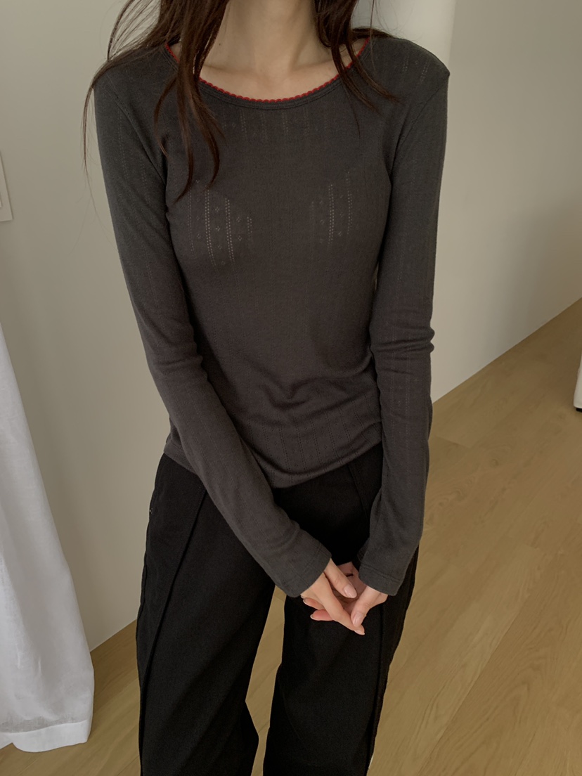 ATHEA東大門代購女士新款真品推薦職業人氣時尚長袖T恤鏤空ATHEA長袖T恤