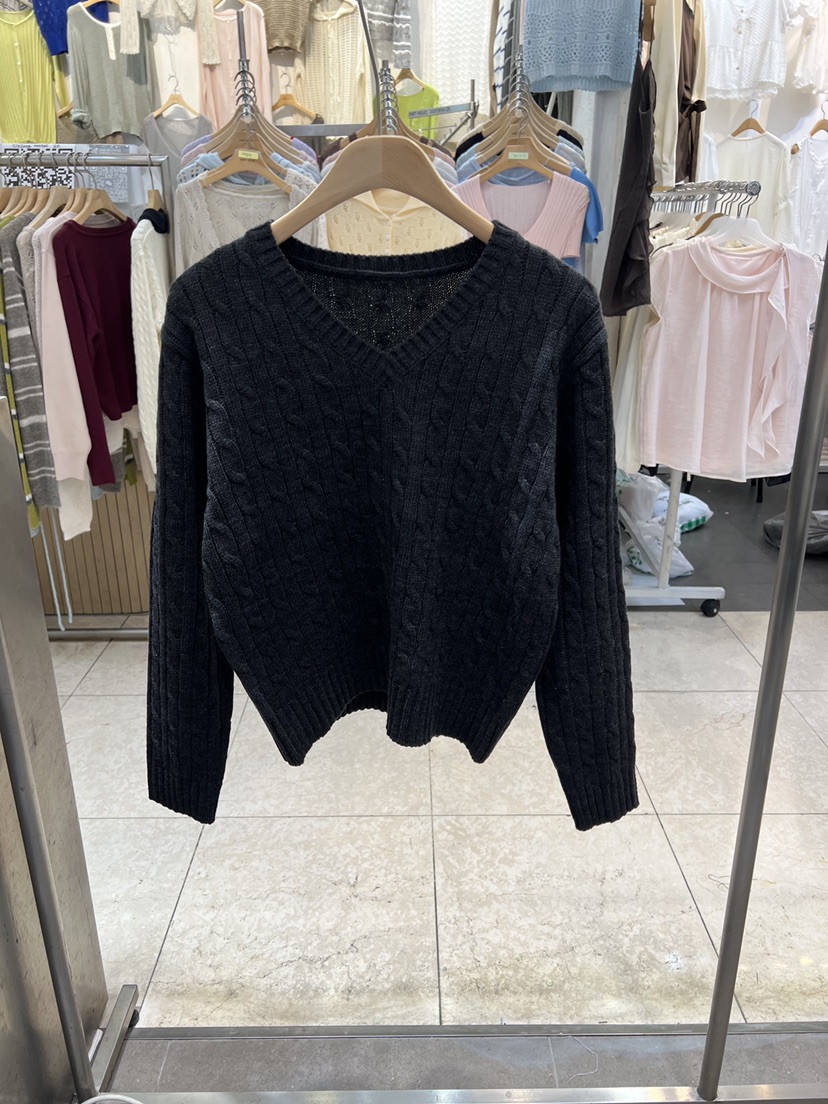 BLACK NOTE東大門直郵女裝新品時尚真品推薦熱賣休閑針織衫BLACK NOTE針織衫圖色2