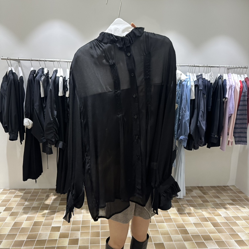 MYNAMEIS/AIME HOPE MAKE東大門代購女士新款熱賣襯衫蕾絲衫褶邊MYNAMEIS/AIME HOPE MAKE襯衫/蕾絲衫圖色2