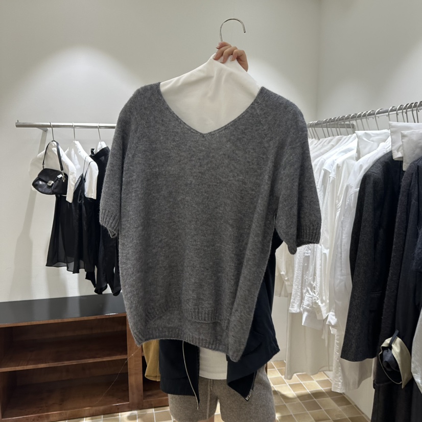 MYNAMEIS/AIME HOPE MAKE韓國直郵女士新品熱賣針織衫V領MYNAMEIS/AIME HOPE MAKE針織衫圖色2