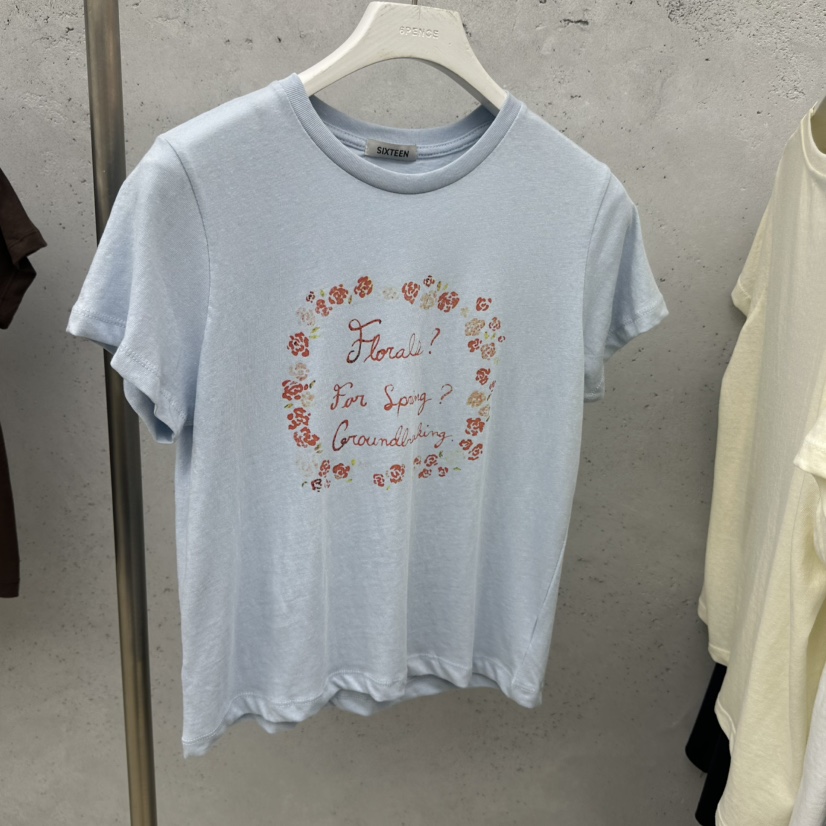 SIXTEEN東大門代購女士新品推薦真品休閑熱賣職業人氣T恤SIXTEENT恤圖色3
