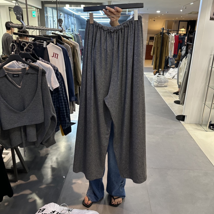 ELF-L韓國代購女士新品推薦真品人氣職業時尚休閑褲奶油色PROJECT ELF休閑褲