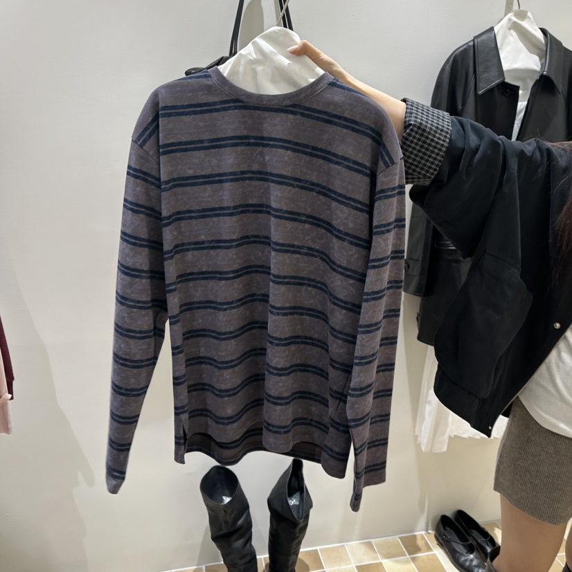 MYNAMEIS/AIME HOPE MAKE韓國直郵女士新款休閑長袖T恤MYNAMEIS/AIME HOPE MAKE長袖T恤圖色1