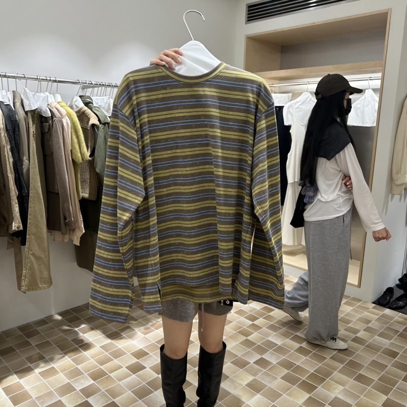 MYNAMEIS/AIME HOPE MAKE韓國直郵女士新款休閑長袖T恤MYNAMEIS/AIME HOPE MAKE長袖T恤圖色2