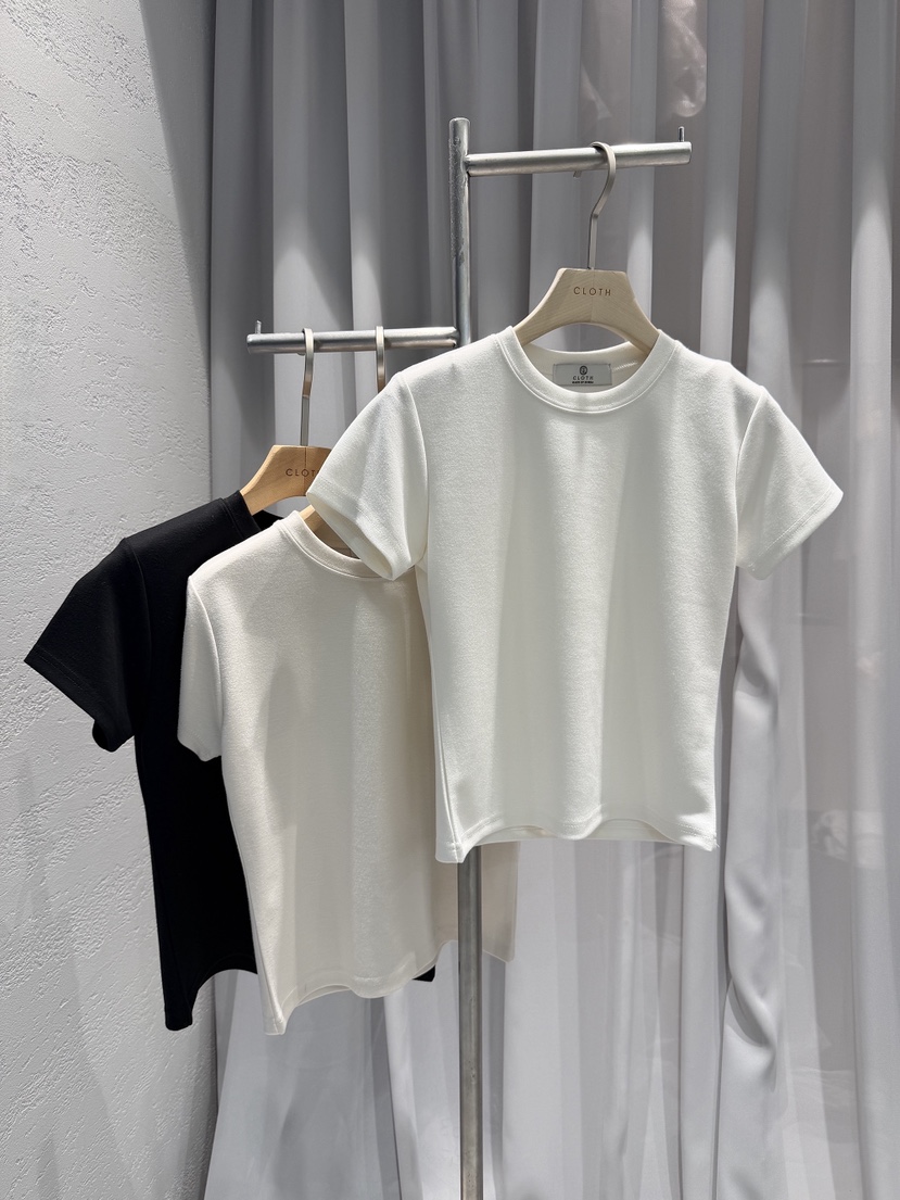 CLOTH韓國直郵女裝新品休閑熱賣真品職業推薦人氣T恤彈力CLOTHT恤
