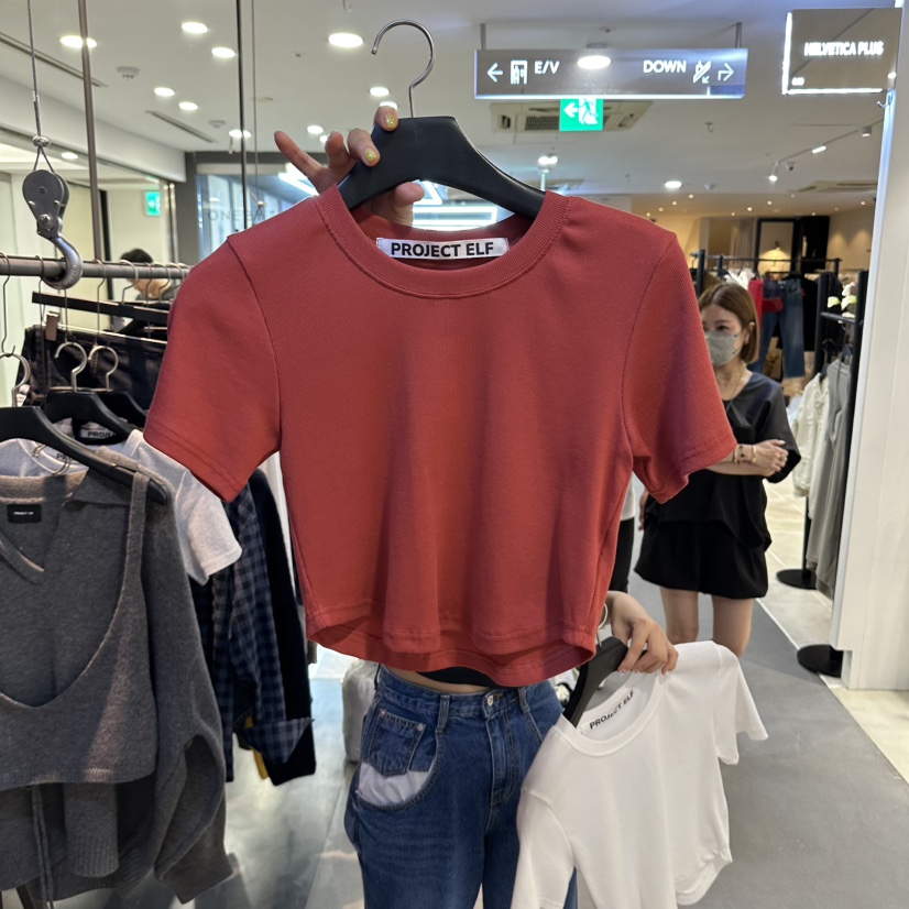 ELF-L東大門直郵女士新品人氣休閑職業推薦熱賣時尚真品T恤PROJECT ELFT恤圖色2