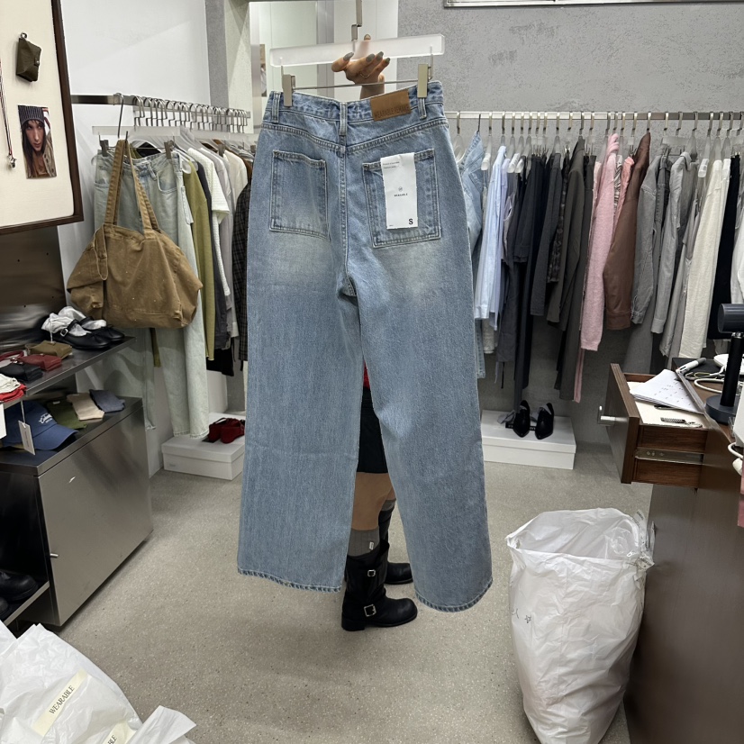 WEARABLE-L東大門直郵女士新品真品推薦職業休閑人氣牛仔褲WEARABLE牛仔褲