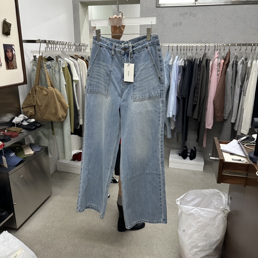 WEARABLE-L東大門直郵女士新品真品推薦職業休閑人氣牛仔褲WEARABLE牛仔褲圖色1