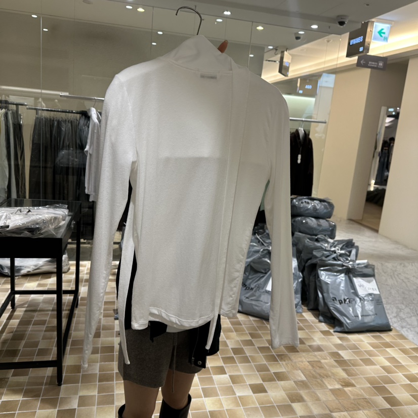 MYNAMEIS/AIME HOPE MAKE韓國直郵女裝新品推薦長袖T恤圍巾MYNAMEIS/AIME HOPE MAKE長袖T恤