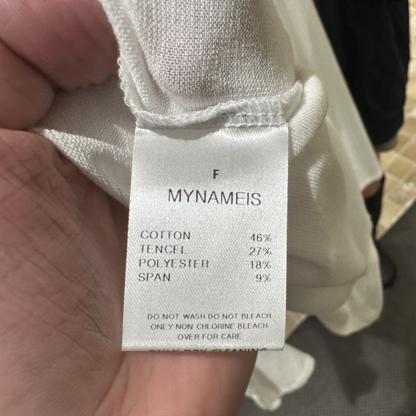 MYNAMEIS/AIME HOPE MAKE韓國直郵女裝新品推薦長袖T恤圍巾MYNAMEIS/AIME HOPE MAKE長袖T恤