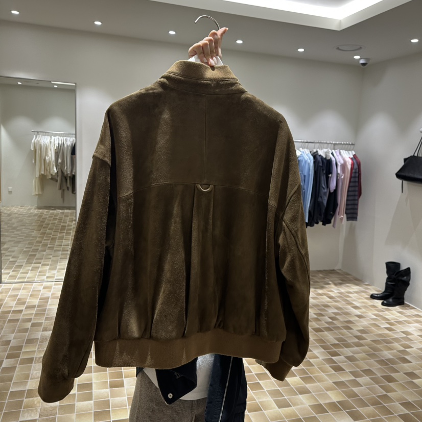 MYNAMEIS/AIME HOPE MAKE韓國直郵女裝新品時尚夾克麂皮MYNAMEIS/AIME HOPE MAKE夾克