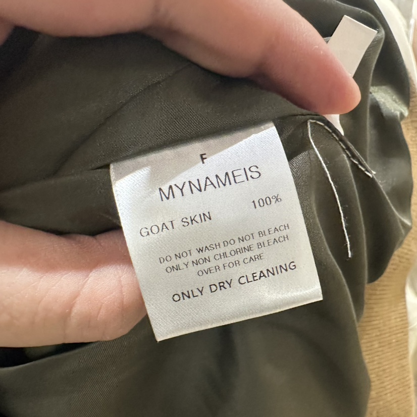 MYNAMEIS/AIME HOPE MAKE韓國直郵女裝新品時尚夾克麂皮MYNAMEIS/AIME HOPE MAKE夾克