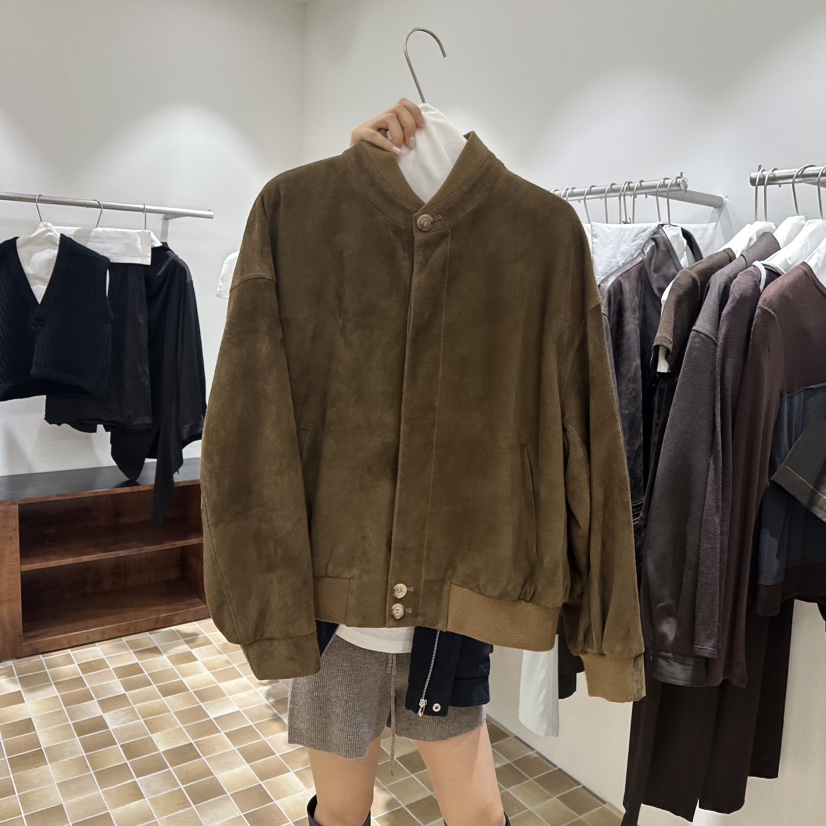 MYNAMEIS/AIME HOPE MAKE韓國直郵女裝新品時尚夾克麂皮MYNAMEIS/AIME HOPE MAKE夾克圖色1