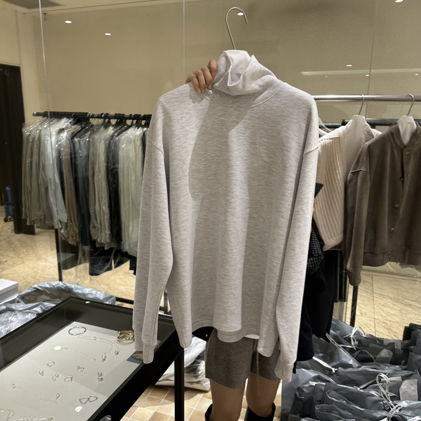 MYNAMEIS/AIME HOPE MAKE韓國直郵女士新品熱賣長袖T恤高領MYNAMEIS/AIME HOPE MAKE長袖T恤圖色1