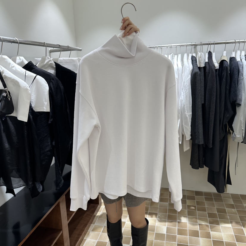 MYNAMEIS/AIME HOPE MAKE韓國直郵女士新品熱賣長袖T恤高領MYNAMEIS/AIME HOPE MAKE長袖T恤圖色2