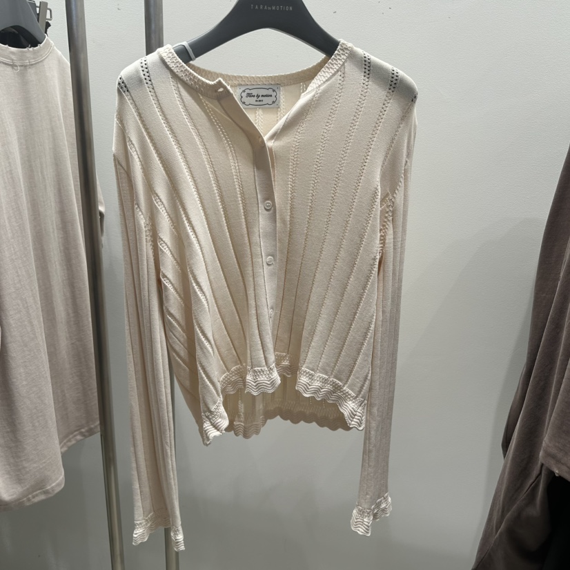 TARABY MOTION韓國直郵女裝新款休閑真品長袖T恤套裝褶皺TARABY MOTION長袖T恤圖色1
