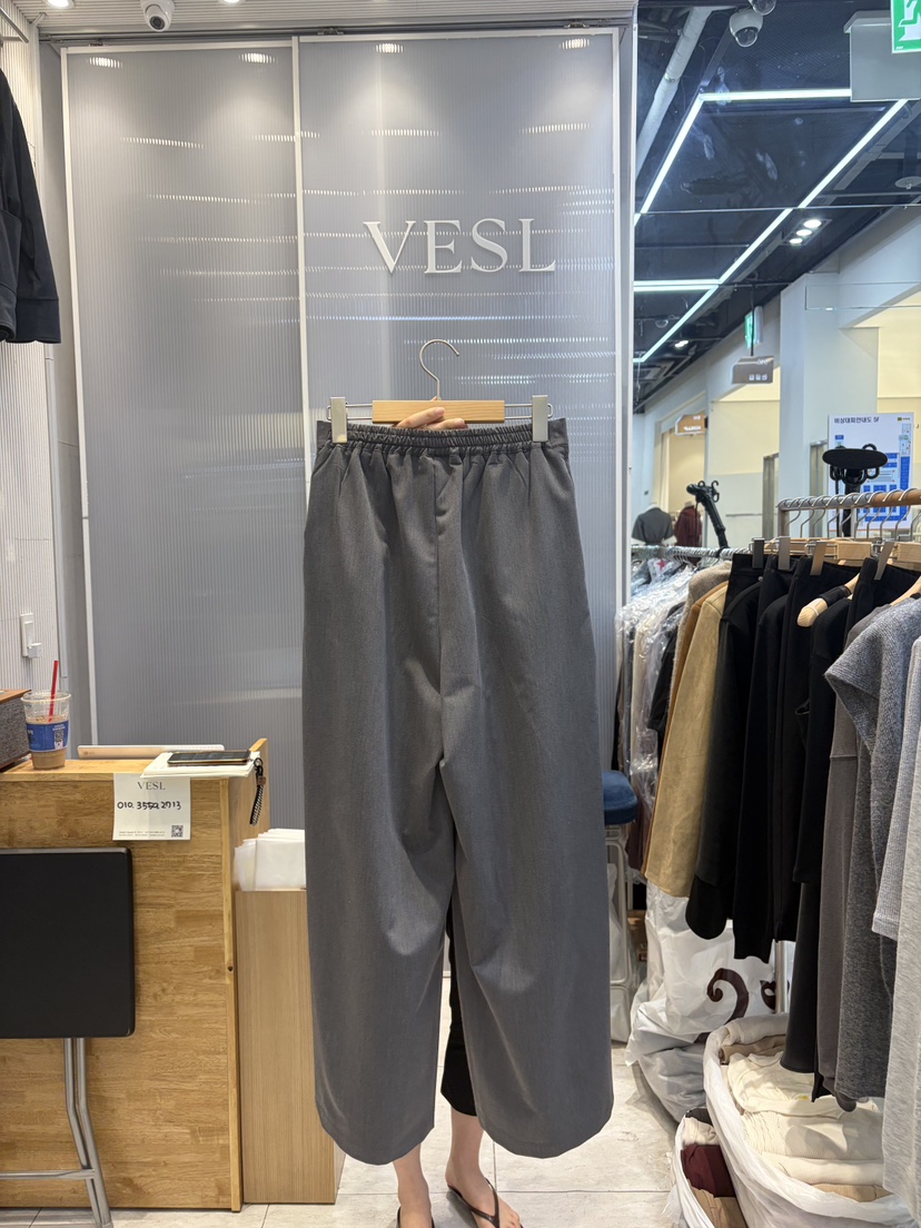 베슬韓國直郵女裝新品熱賣休閑人氣時尚推薦真品休閑褲VESL休閑褲