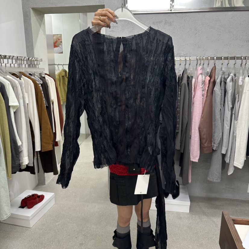 WEARABLE-L東大門直郵女士新款推薦熱賣休閑真品襯衫蕾絲衫WEARABLE襯衫/蕾絲衫圖色2