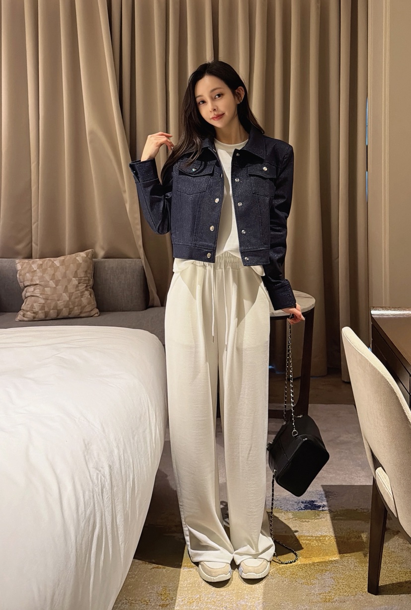 CLOTH韓國代購女士新品推薦時尚真品人氣休閑熱賣夾克珍珠CLOTH夾克