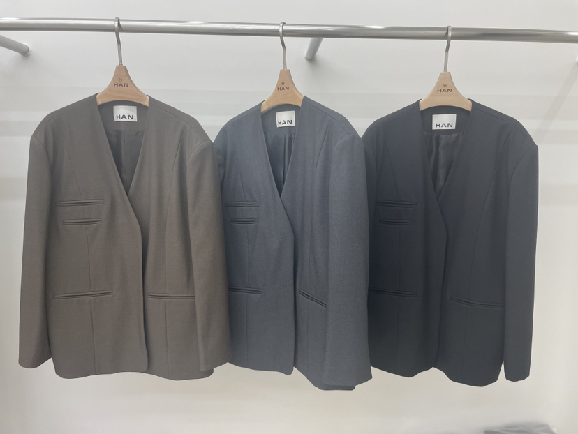 HAN韓國代購女裝新品熱賣推薦人氣時尚休閑真品西裝西服HAN西裝/西服
