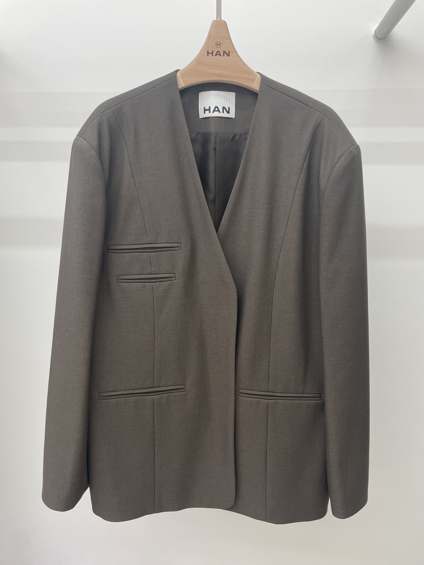 HAN韓國代購女裝新品熱賣推薦人氣時尚休閑真品西裝西服HAN西裝/西服圖色1
